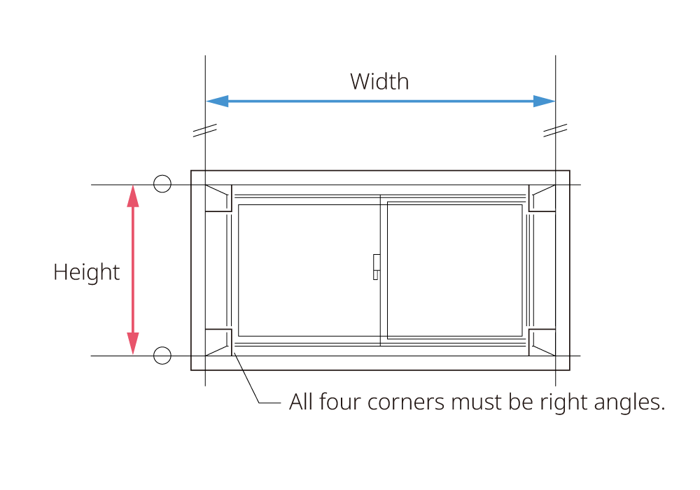 Check the install location and measure the width and height of your opening.