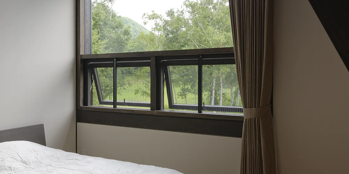 メタコプリーツネット インテリア網戸側面付15mm